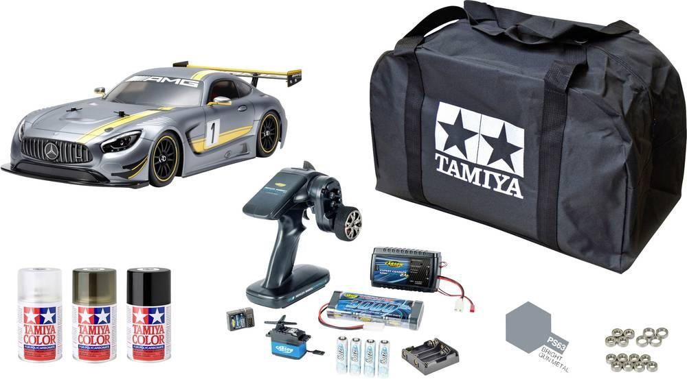 Tamiya TT-02 Mercedes Benz AMG GT3 1:10 RC Modellauto Elektro Straß