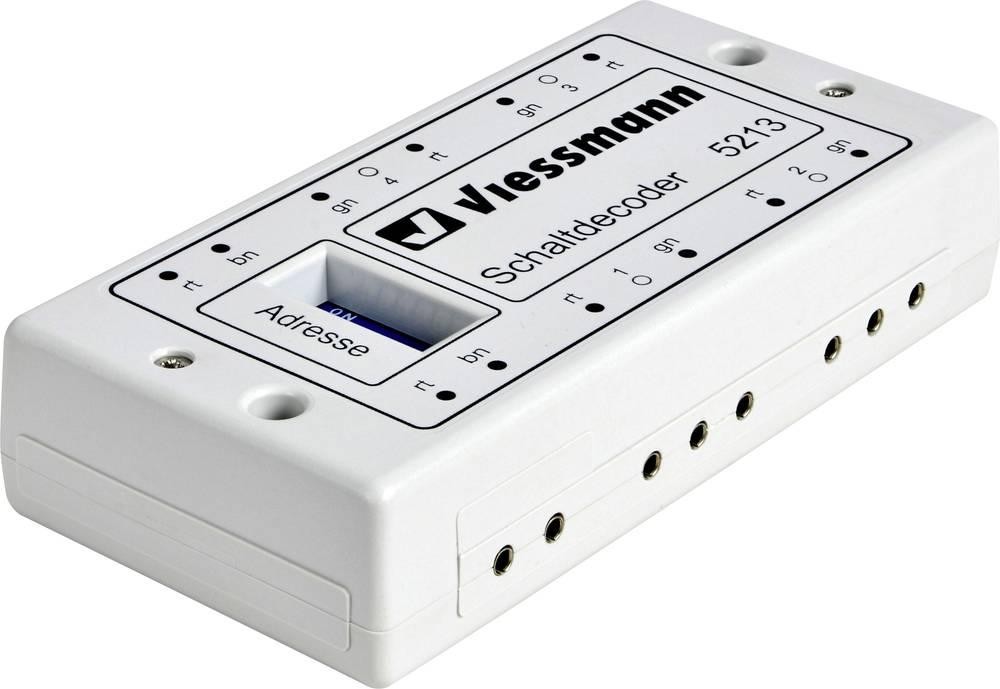 Viessmann Modelltechnik 5213 Schaltdecoder Baustein, sin Kabel, sin