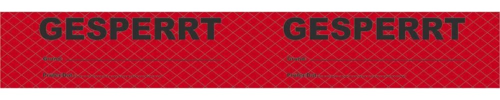 BJZ ESD-Klebeband 66m Rot, nero (L x B) 66m x 50mm C-101 753-R