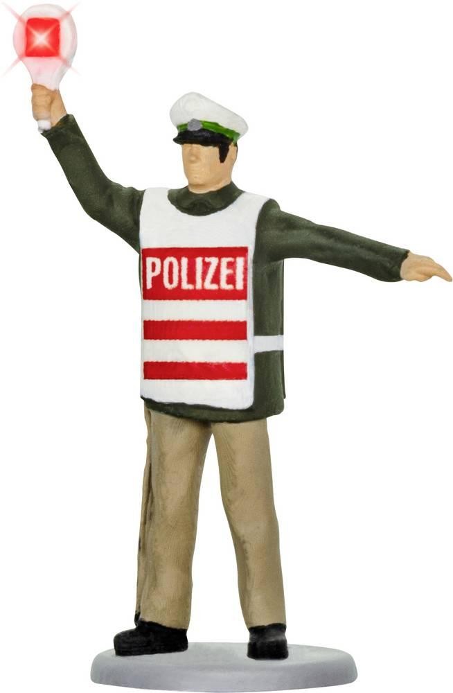 Viessmann Modelltechnik H0 Polizist avec beleuchteter Kelle Bemalt