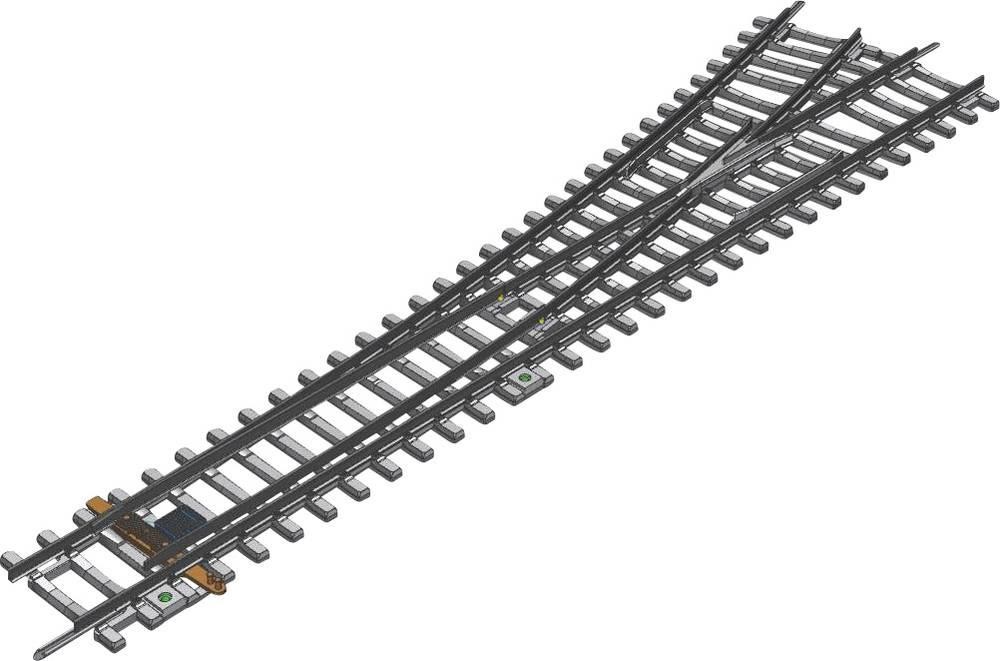 H0 Piko A-Gleis 55170 Weiche, links 239mm 1St.