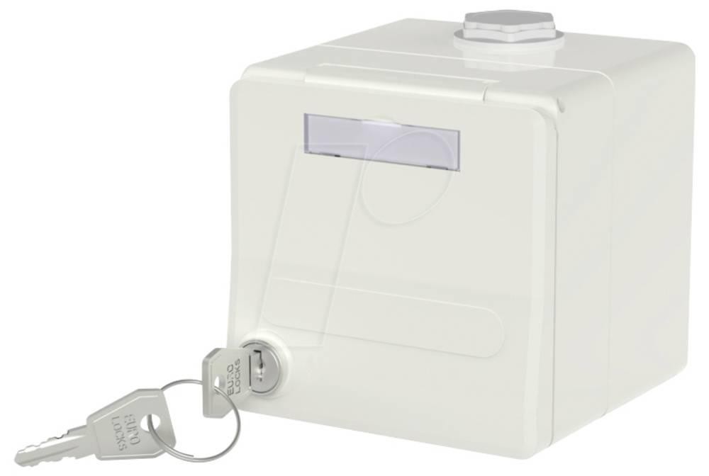 Metz Connect box Aufputz Rein white for Keystone