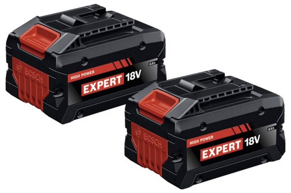Bosch Professional 1600A0373D 2x EXBA18V-80 Werkzeug-rechargeable