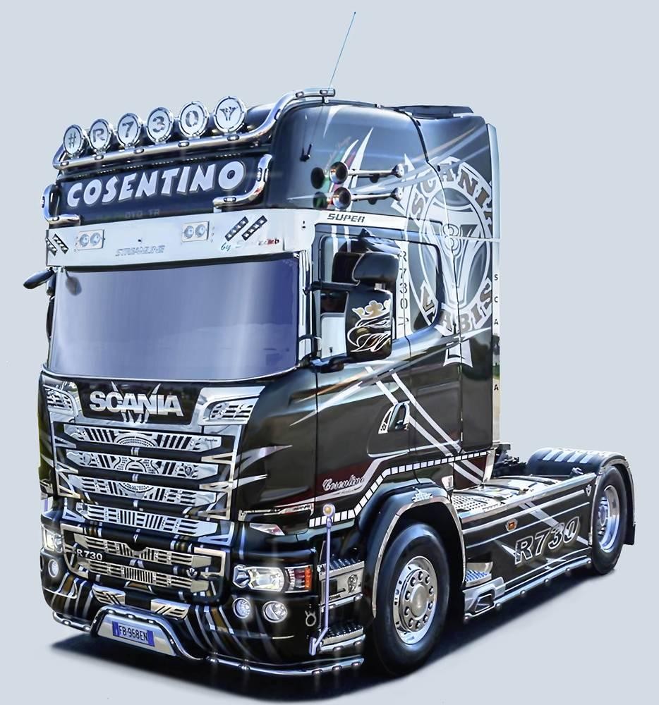 Italeri Scania R730 Streamline Modellino di camion/rimorchio Kit di