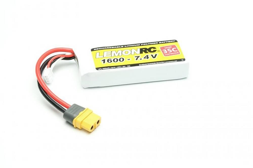 LemonRC Modellbau-Akkupack (LiPo) 7.4V 1600 mAh Zellen-Zahl: 2 35 C