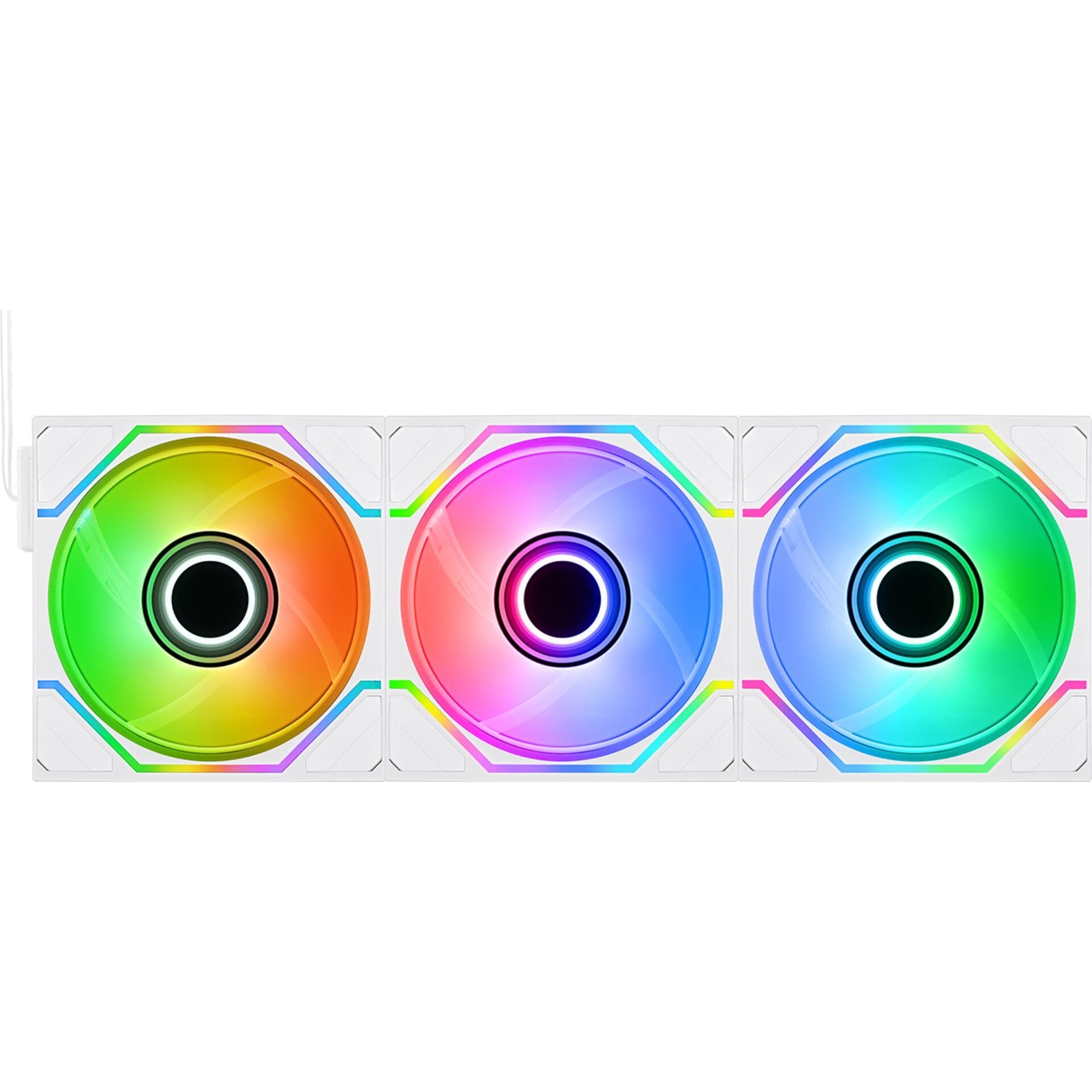 Thermaltake SWAFAN INFINITY EX14 ARGB Sync White 3er-Pack | Gehäusel