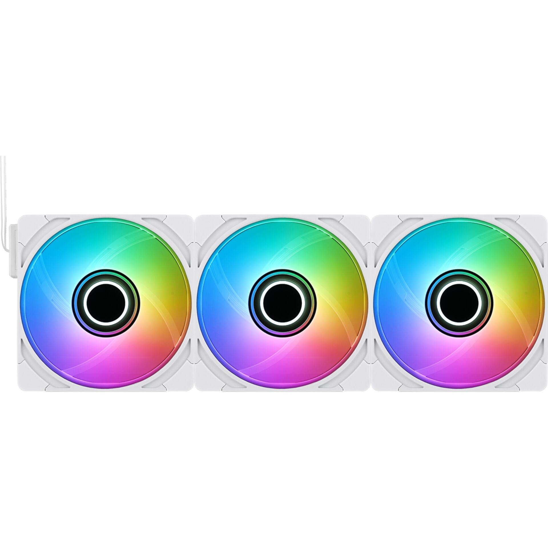 Thermaltake CT140 EX INFINITY ARGB Sync White 3er-Pack | Gehäuselü