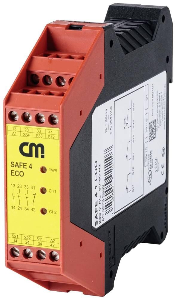 CM Manufactory Sicherheitsrelais SAFE 4.3eco Betriebsspannung: 24 V/
