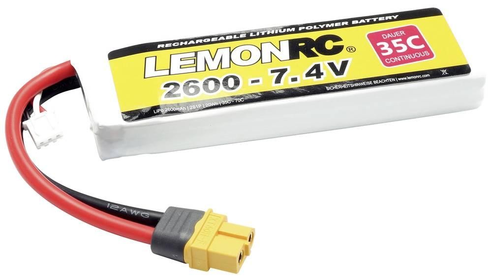 LemonRC Modellbau-Akkupack (LiPo) 7.4V 2600 mAh Zellen-Zahl: 2 35 C