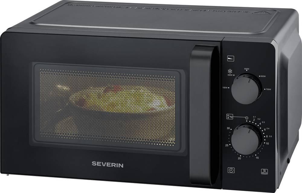 Severin MW 7580 microwave Black Solo microwave Countertop 19 L 700 W -