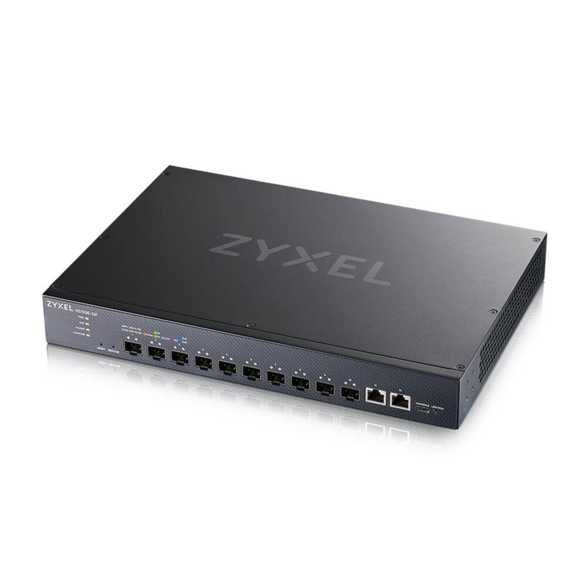 ZyXEL XS1935-12F 12-Port mgd Switch 10x10G SFP+-Ports 2x10GBit