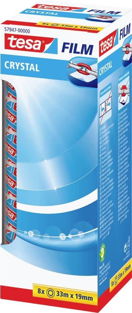 Tesa 57947-00000-01 Klebeband tesafilm (L x B) 33m x 19mm 8St.