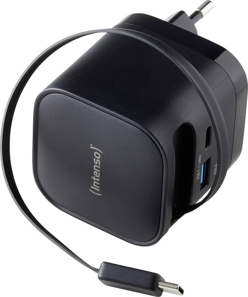 Intenso Power Adapter W65ACIC GaN black USB Ladegerät 65W 1x USB-C