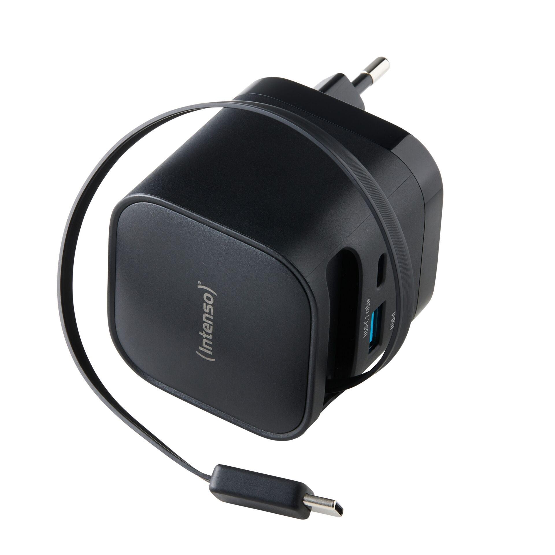Intenso Power Adapter W65ACIC GaN black USB Ladegerät 65W 1x USB-C