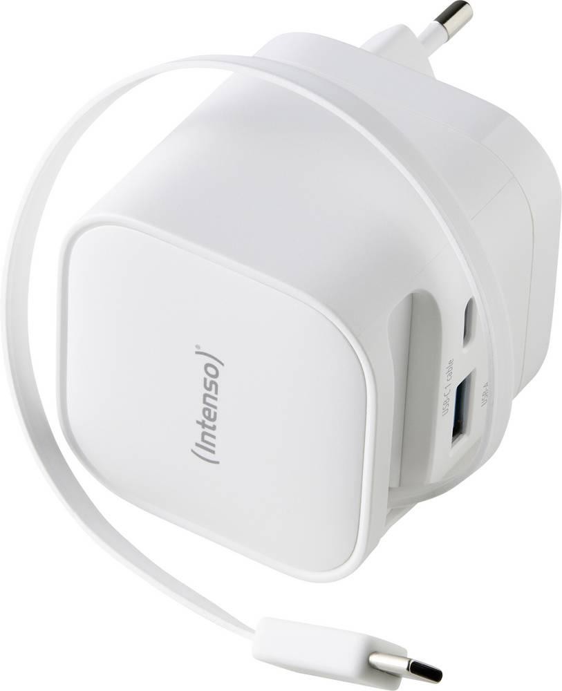 Intenso Power Adapter W65ACIC GaN white USB Ladegerät 65W 1x USB-C
