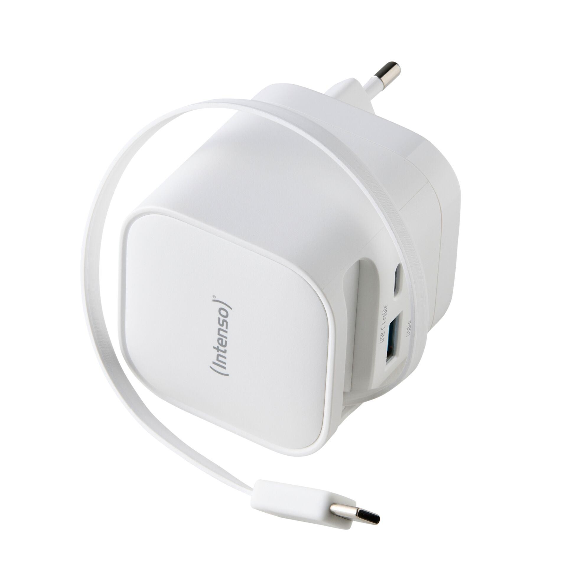 Intenso Power Adapter W65ACIC GaN white USB Ladegerät 65W 1x USB-C