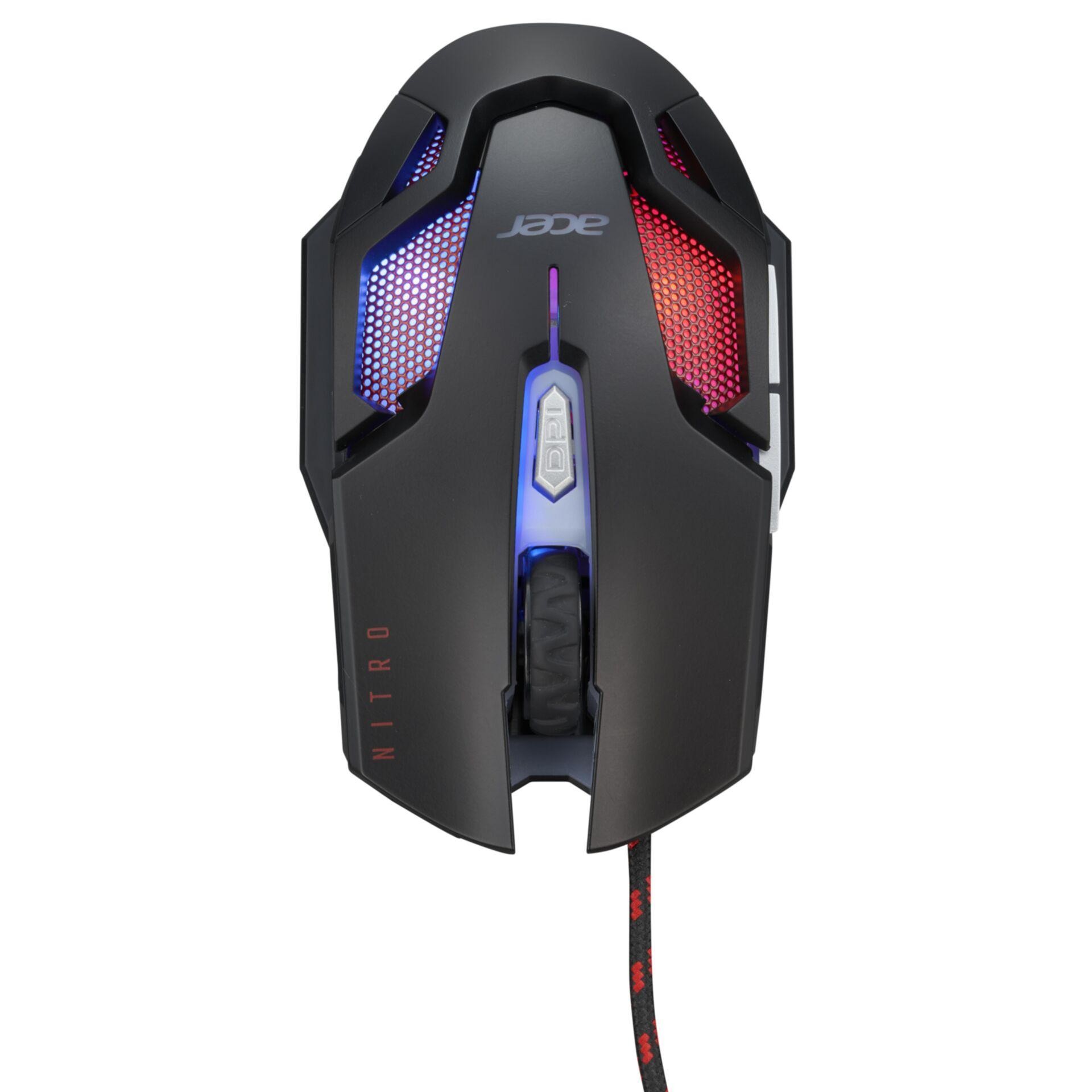Acer Nitro Gaming Mouse II NMW200, USB, Up to 7200 DPI, Wired, 7