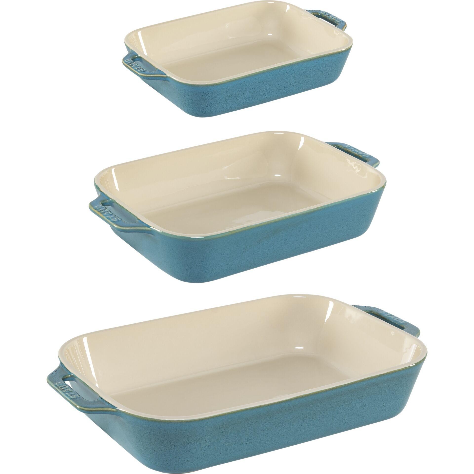 Staub Ceramic 3 pc(s) - Staub Ceramic, Rectangular, 300 °C,