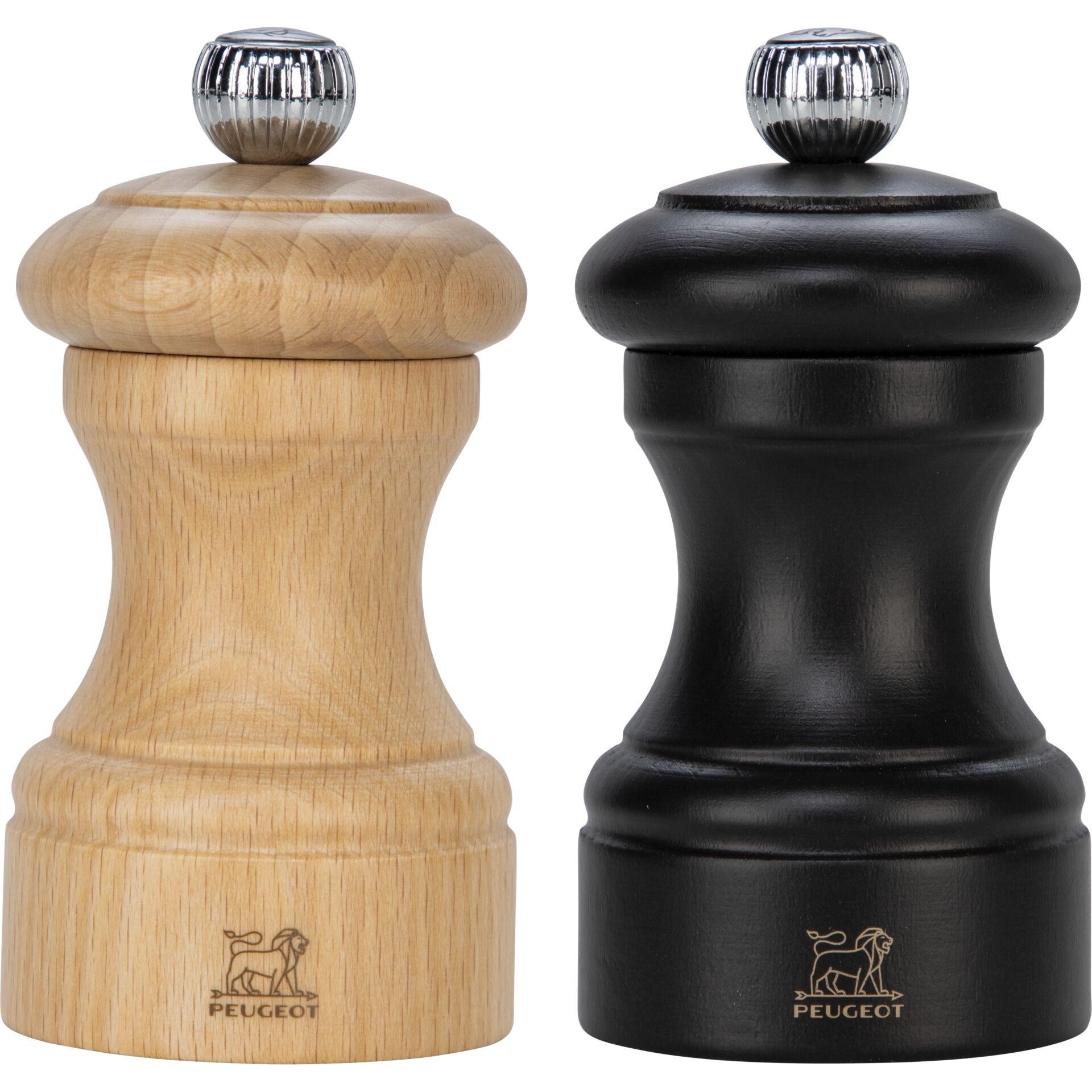 Peugeot Bistro Pfeffer- and Salzmühle Z 10 cm Duo natur+choc