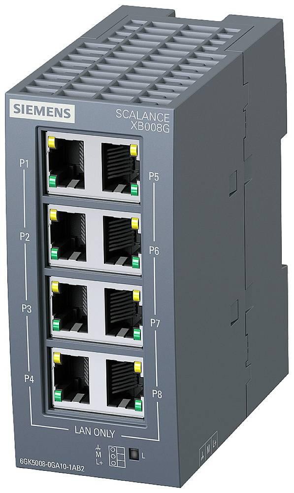 Siemens SCALANCE XB008G - Siemens SCALANCE XB008G, Unmanaged