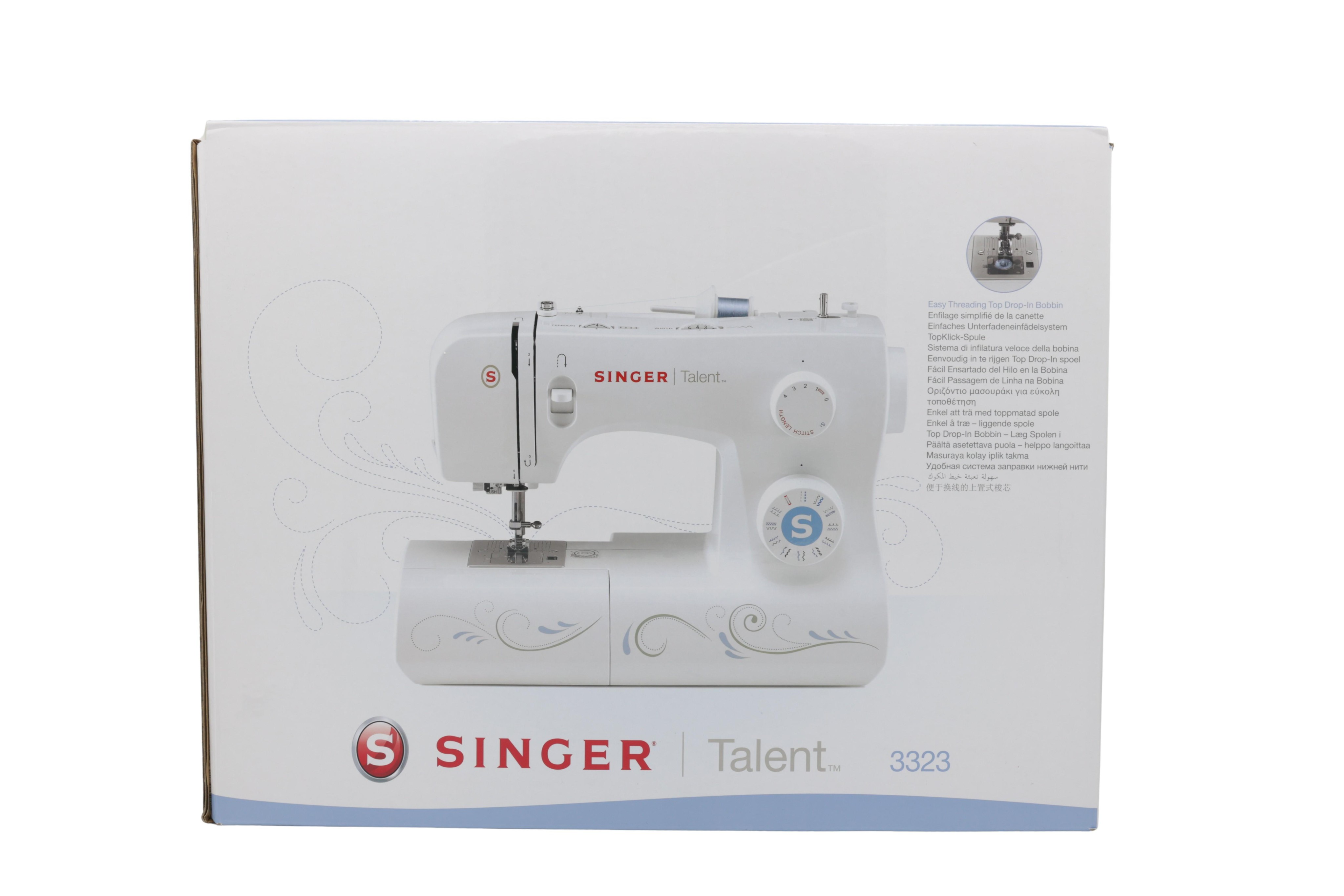 SINGER 3323D - SINGER 3323D, White, Sewing, 4 Step, Rotary, 220 - 240