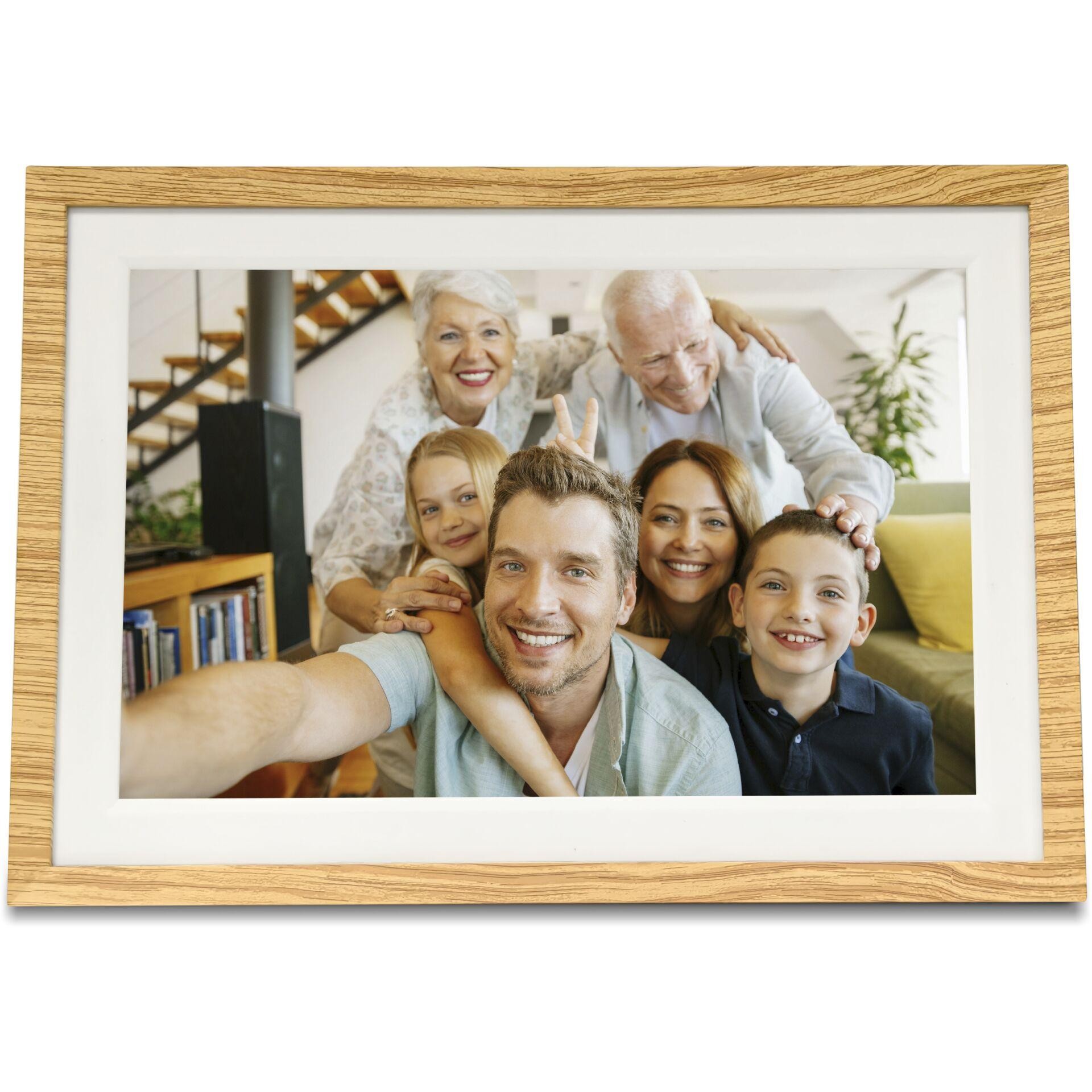 Denver PFF-1018 digital photo frame Black, White 25.6 cm (10.1")