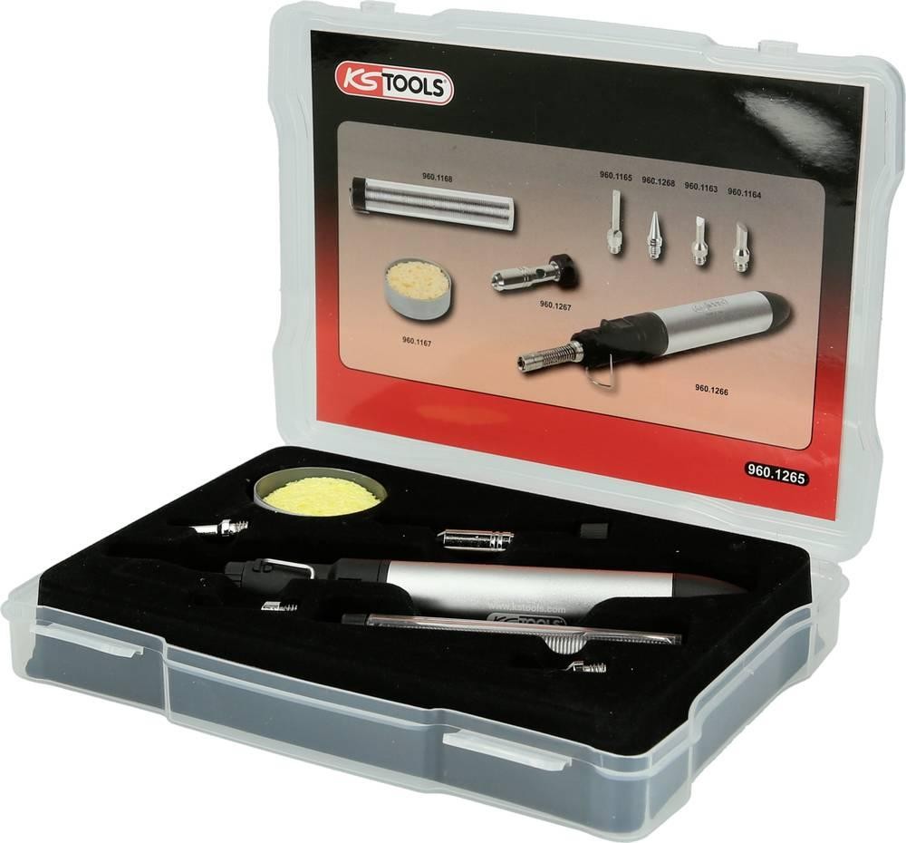 KS Tools 960.1265 Gaslötkolben incl. Lötspitze, incl. Lötzinn 1