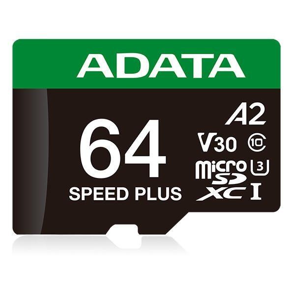 ADATA Speed Plus 64 GB MicroSDXC Class 10 - ADATA Speed Plus, 64 GB,