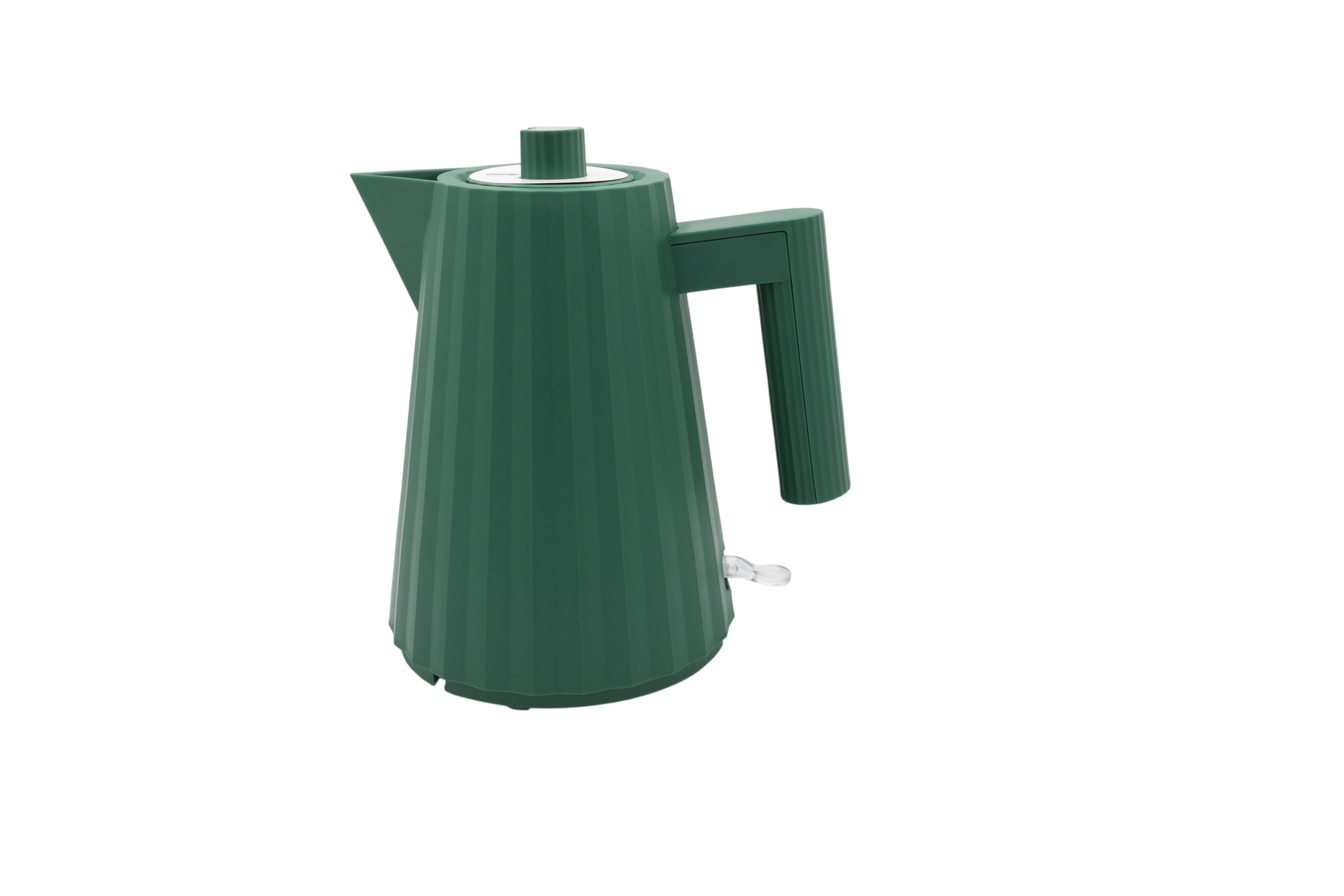 Alessi Plissé, elektrischer Wasserkocher 1l, grün