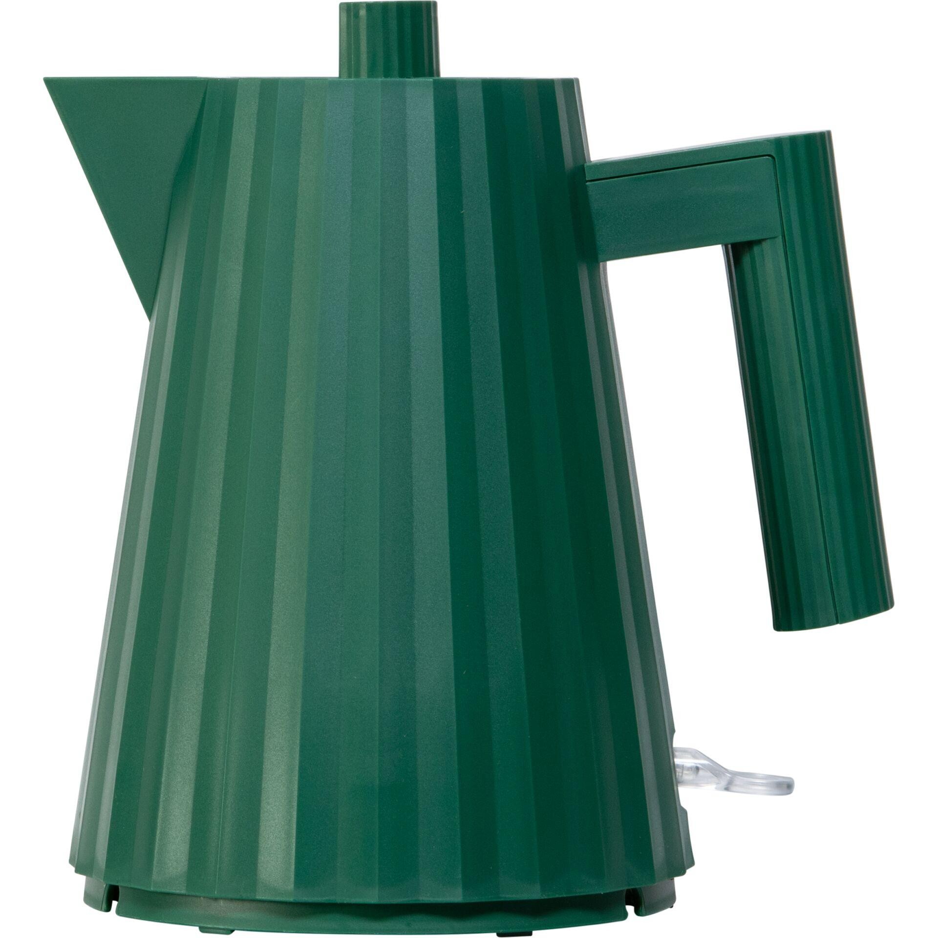 Alessi Plissé, elektrischer kettle 1l, green