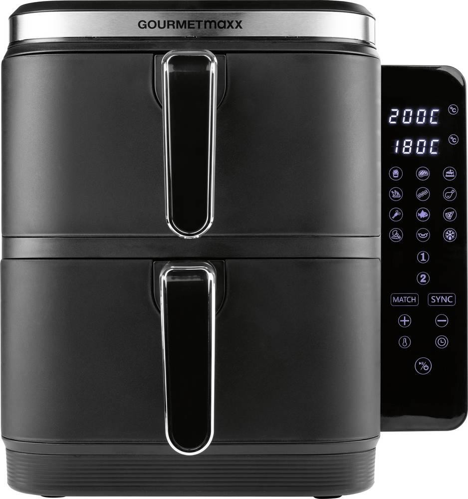 GourmetMaxx 15305 hot air-Fritteuse 10l 2800W 2 getrennte