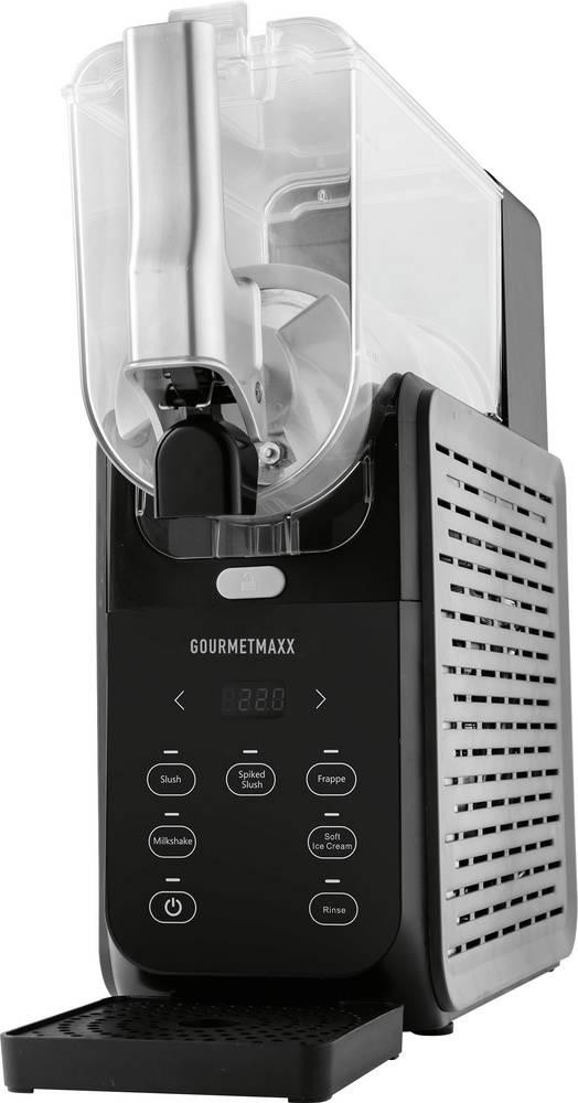 GourmetMaxx Slushy Ice Maker 200W black/grey Slush/Slushy Maschine 2.