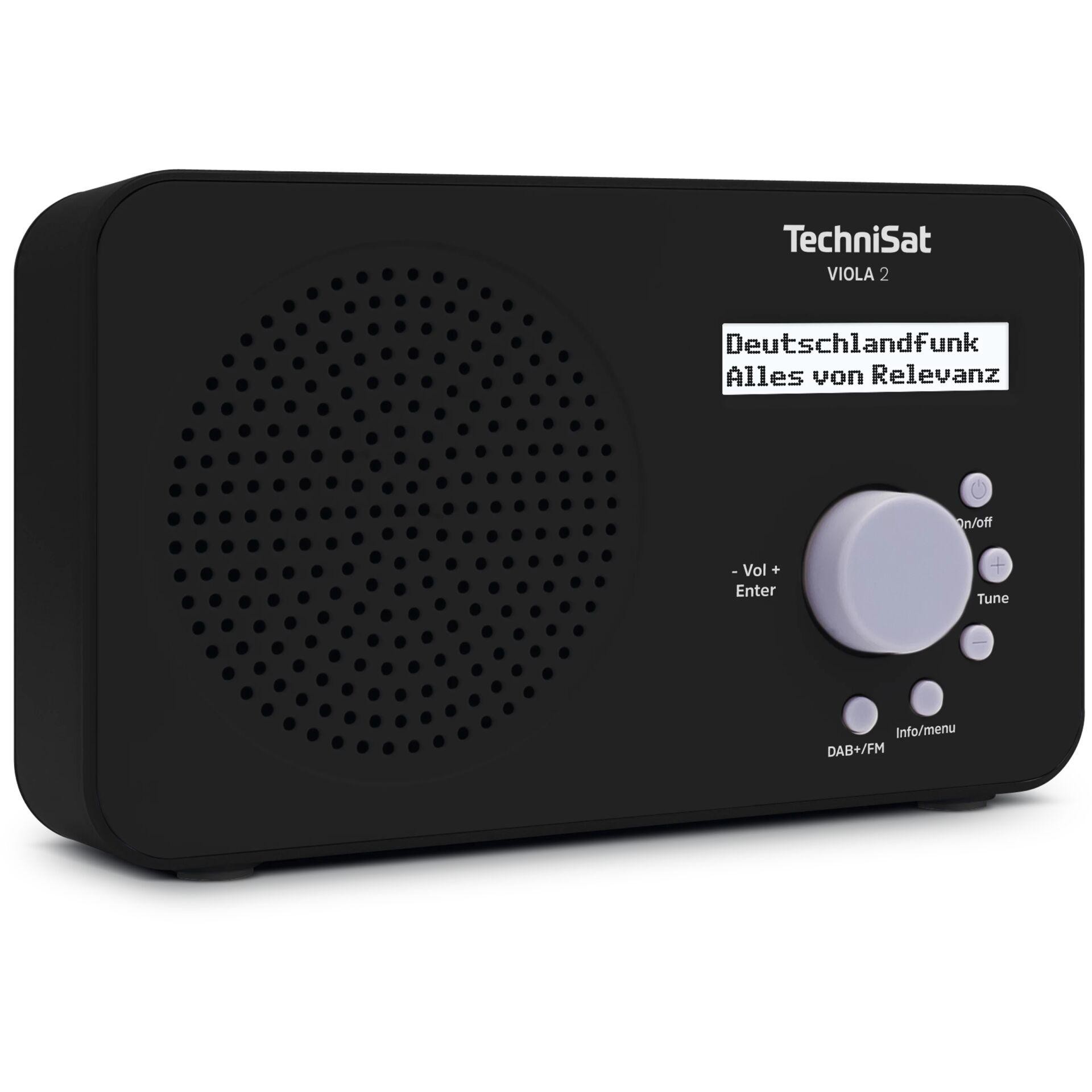 TechniSat VIOLA 2 Portable Analog & digital Black - TechniSat VIOLA 2,