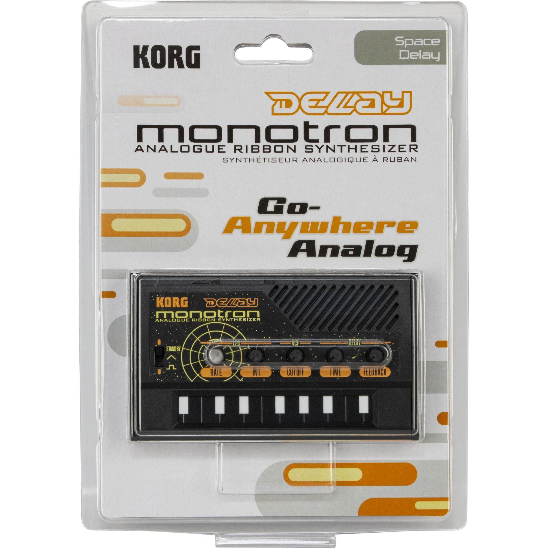 Korg monotron DELAY Analog synthesizer Black - Korg monotron DELAY,