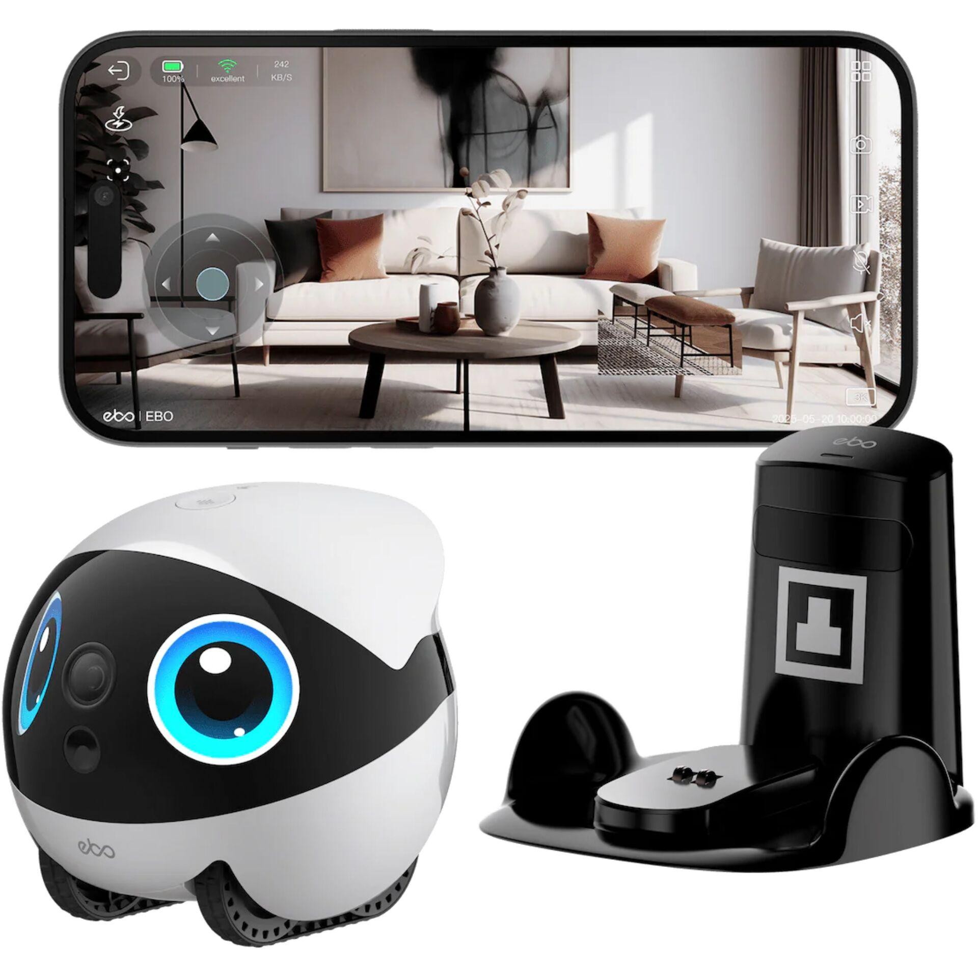 Enabot EBO Air2 Plus - Enabot EBO Air2 Plus, Robot, Wi-Fi, 111 mm