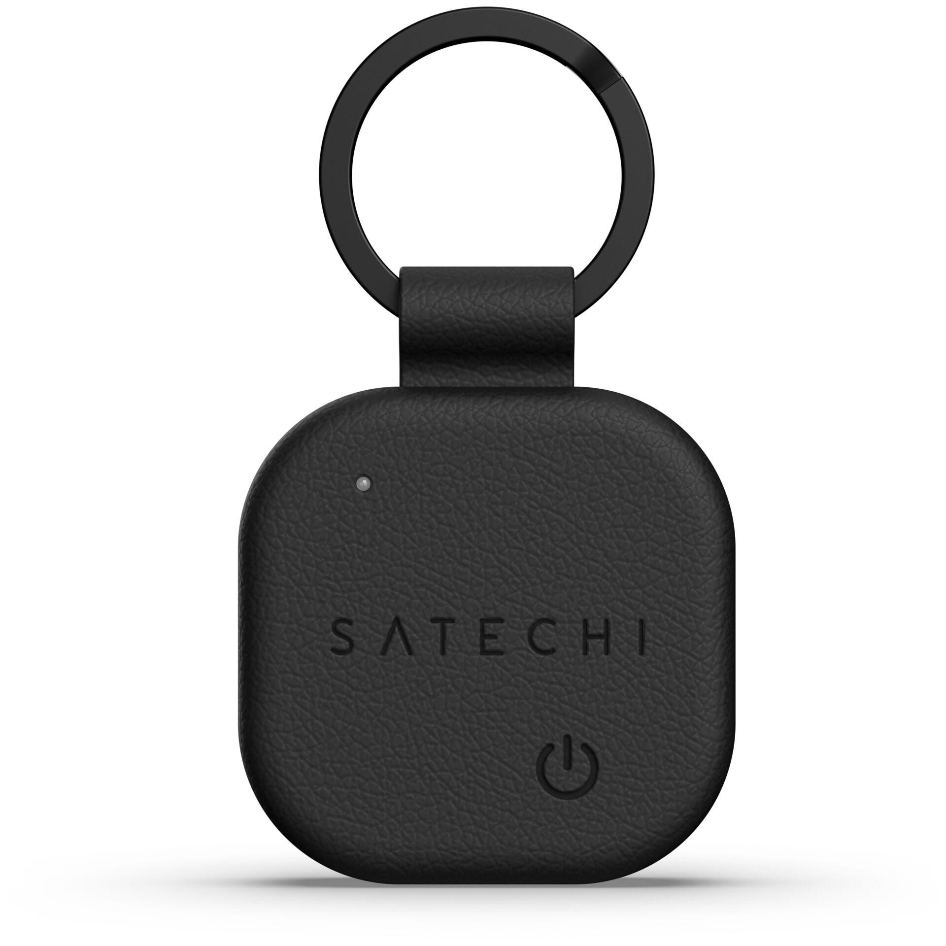 Satechi Vegan-Leather FindAll Keychain nero