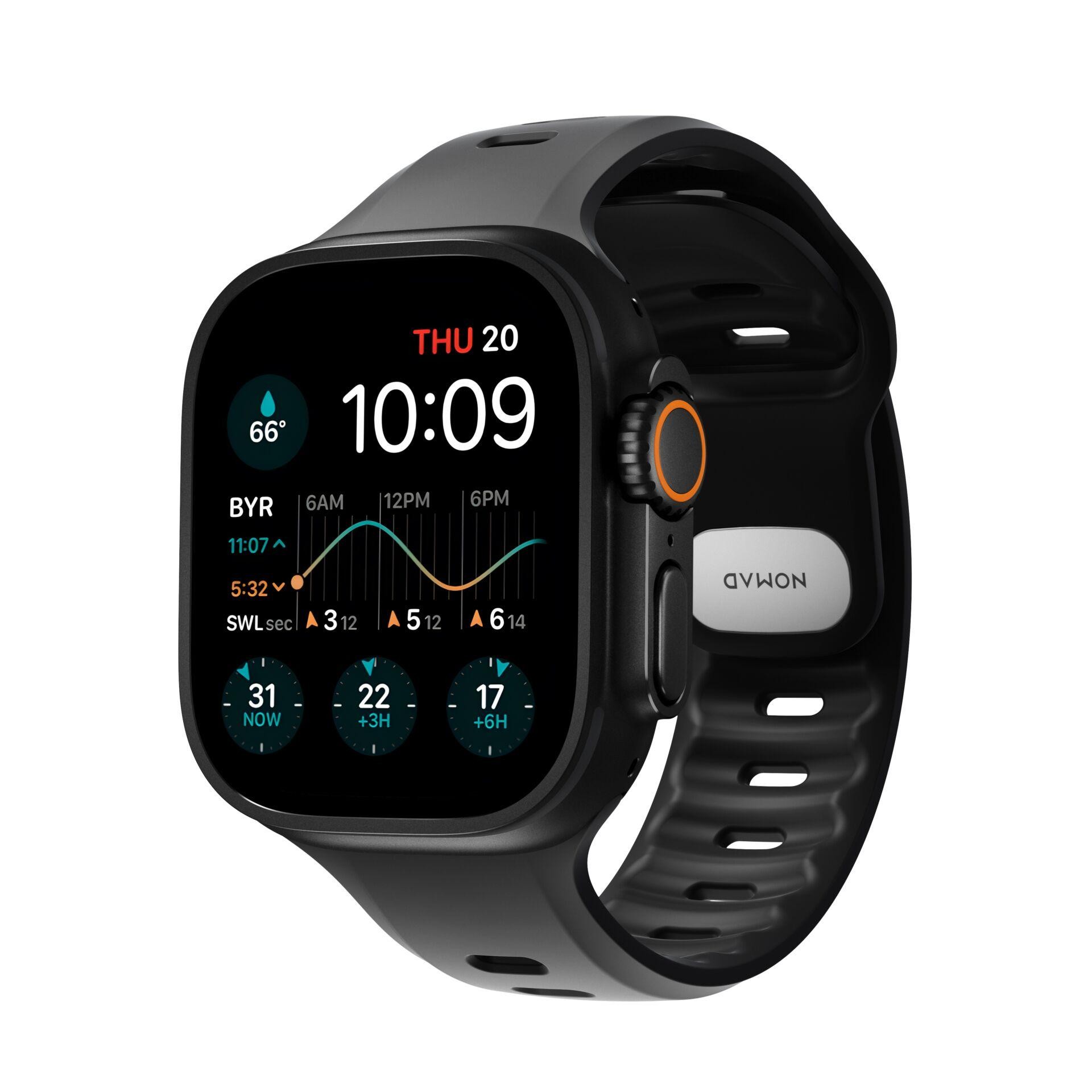 Nomad Tempo Band Black Rubber - Nomad Tempo Band, Band, Smartwatch,