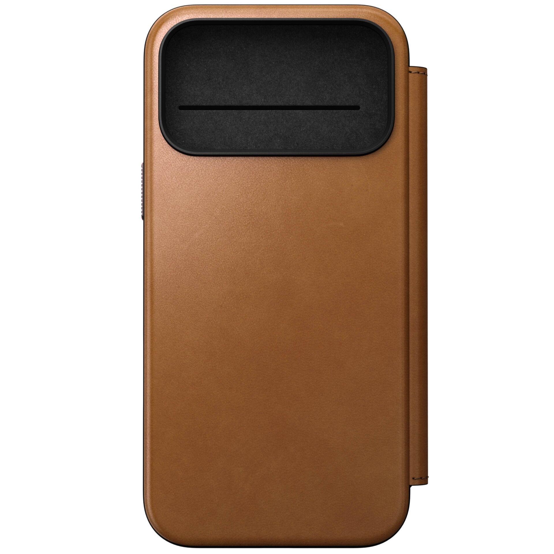 Nomad Modern Leather Folio mobile phone case 17.5 cm (6.9") Tan -