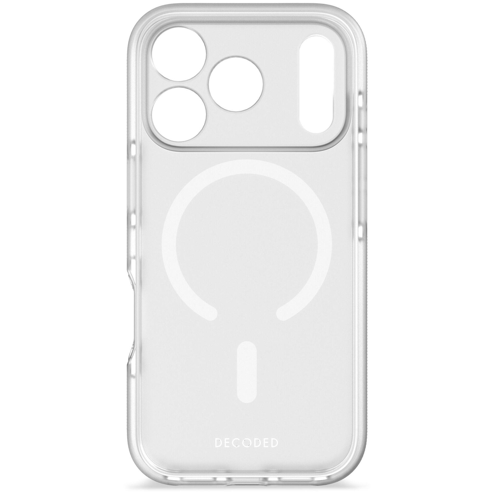 Decoded DropTec Transparent Backcover iP 17 Pro Max blanco