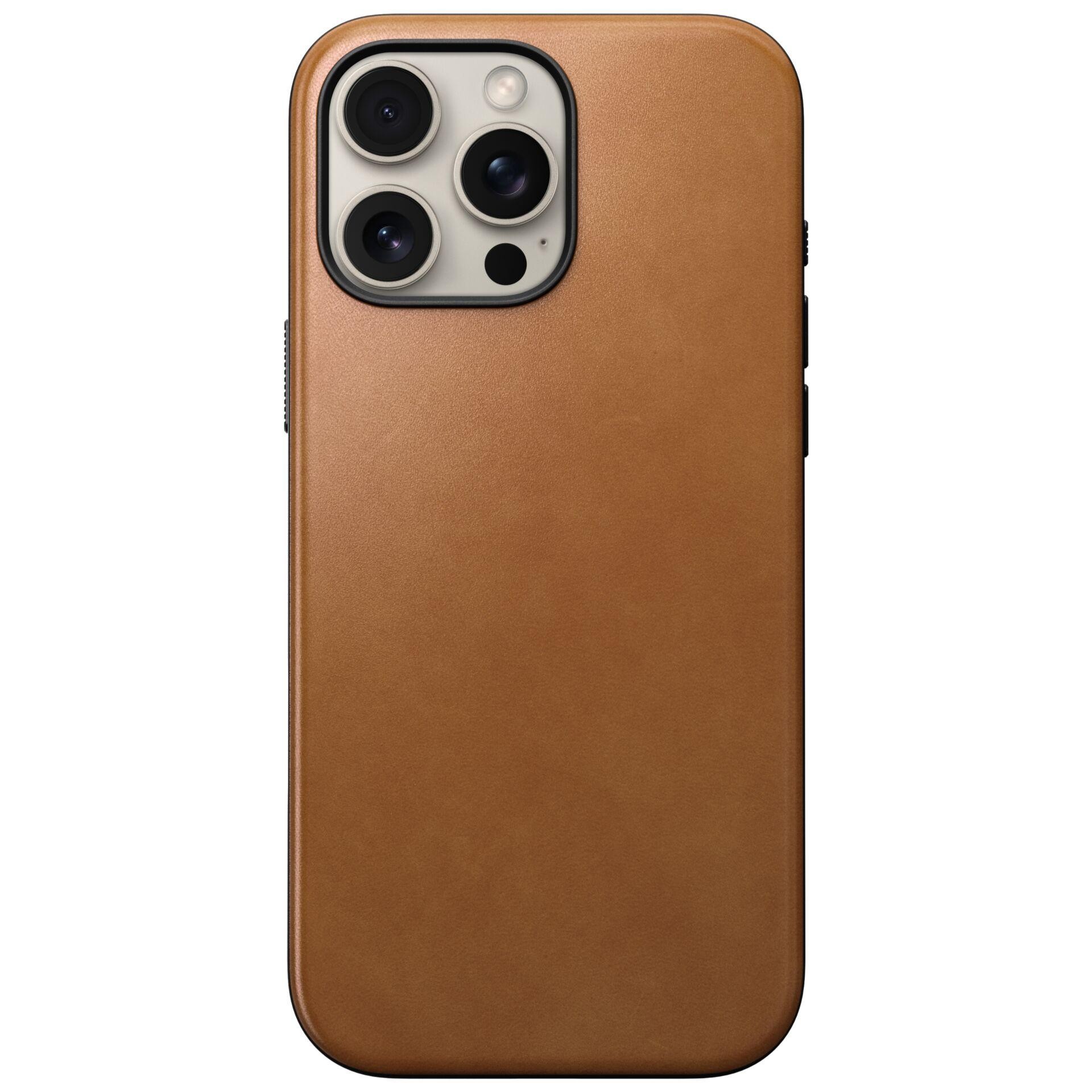 Nomad Modern Leather Case mobile phone case 17.5 cm (6.9") Cover Tan -