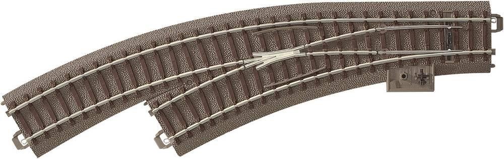 Trix Left Curved Turnout - Trix Left Curved Turnout, HO (1:87), 15 yr(
