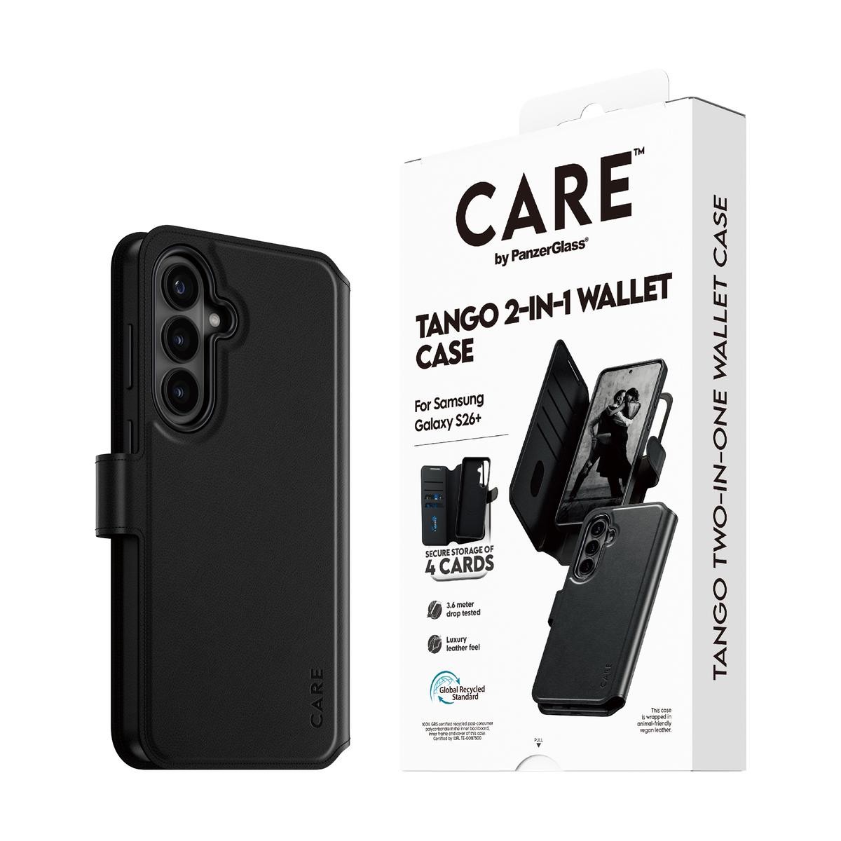 PanzerGlass CARE by Tango 2-in-1 Wallet Case w. Qi Samsung