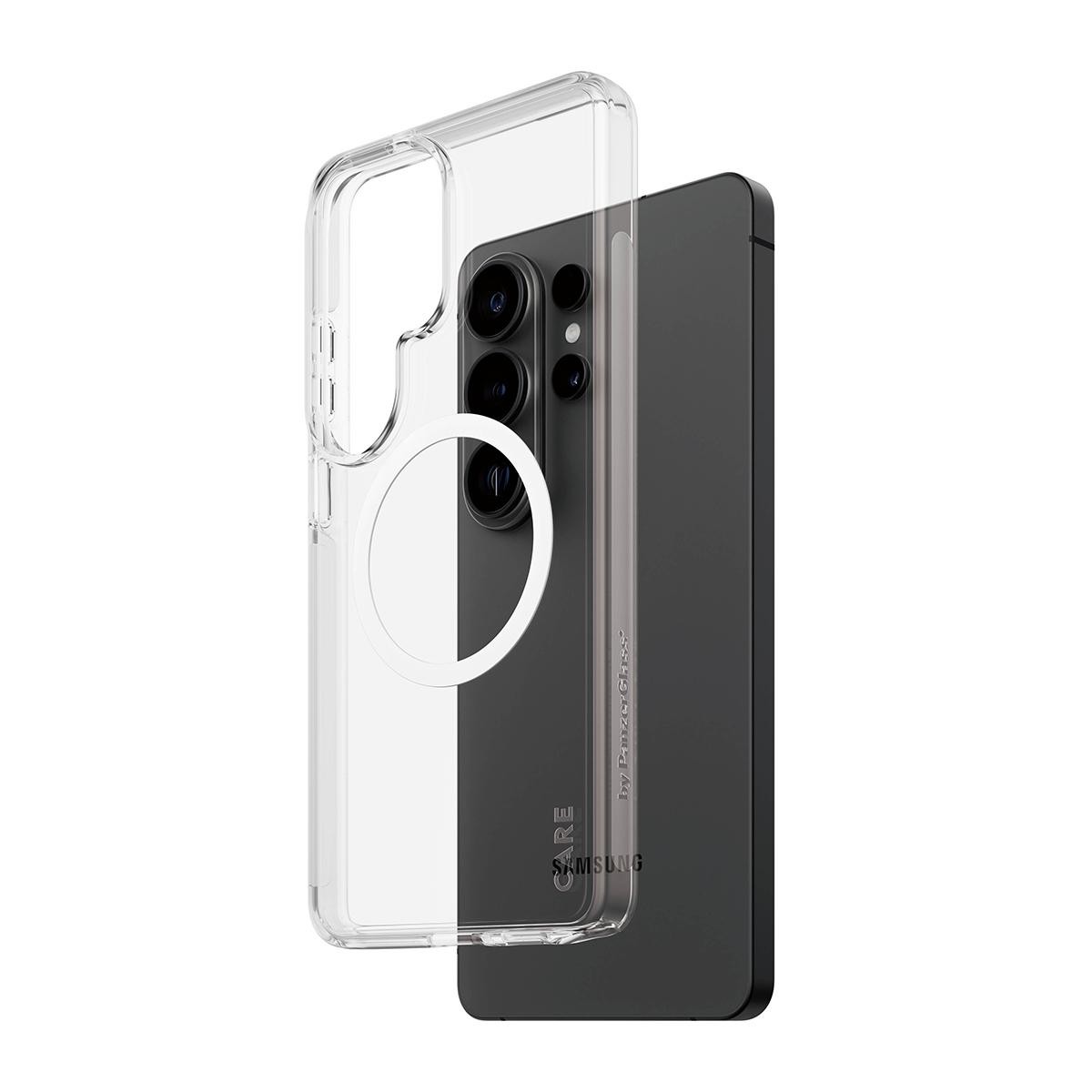 PanzerGlass CARE by Urban Explorer Case Transparent w. White Qi