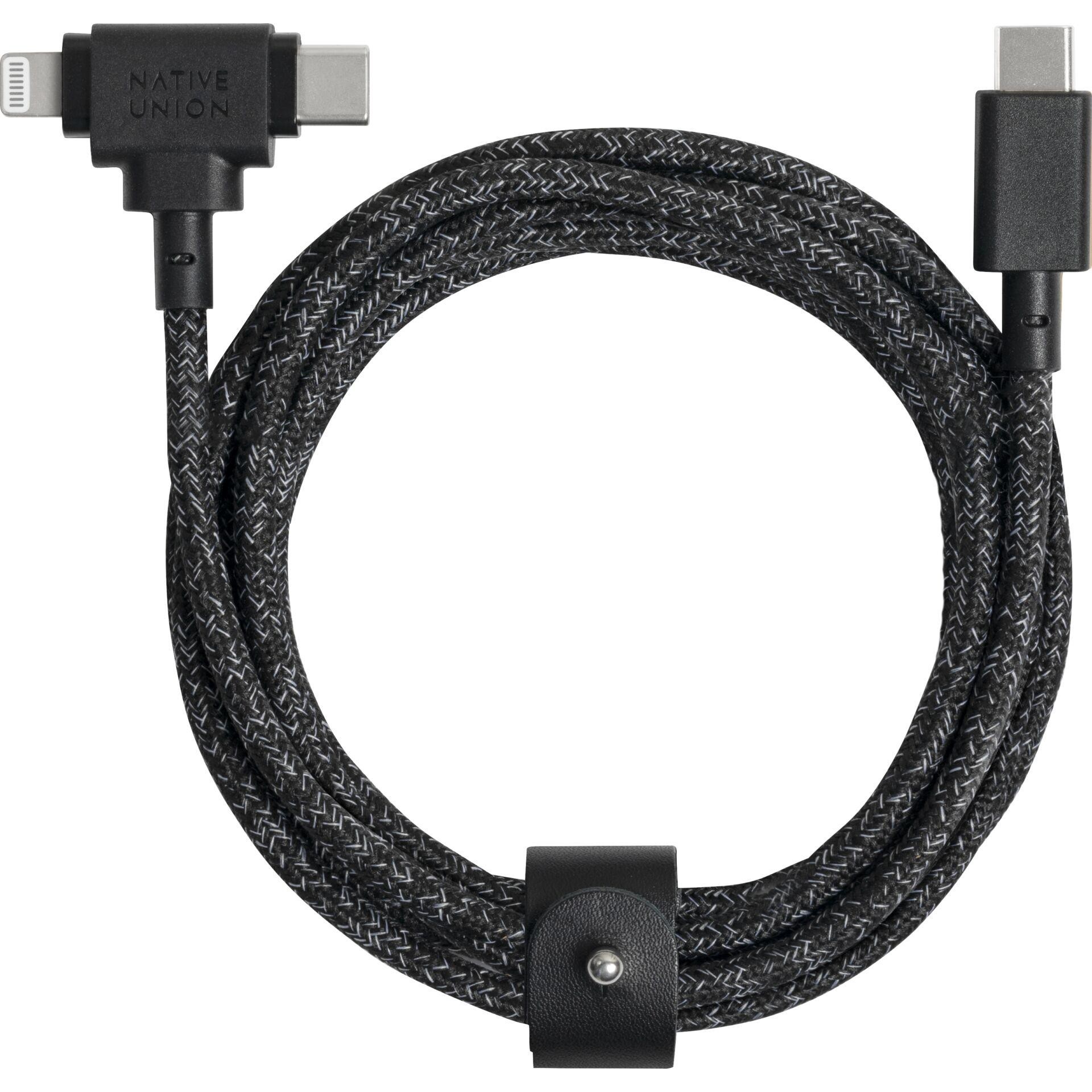 Native Union Belt Cable Duo USB cable 1.5 m USB C USB C/Lightning