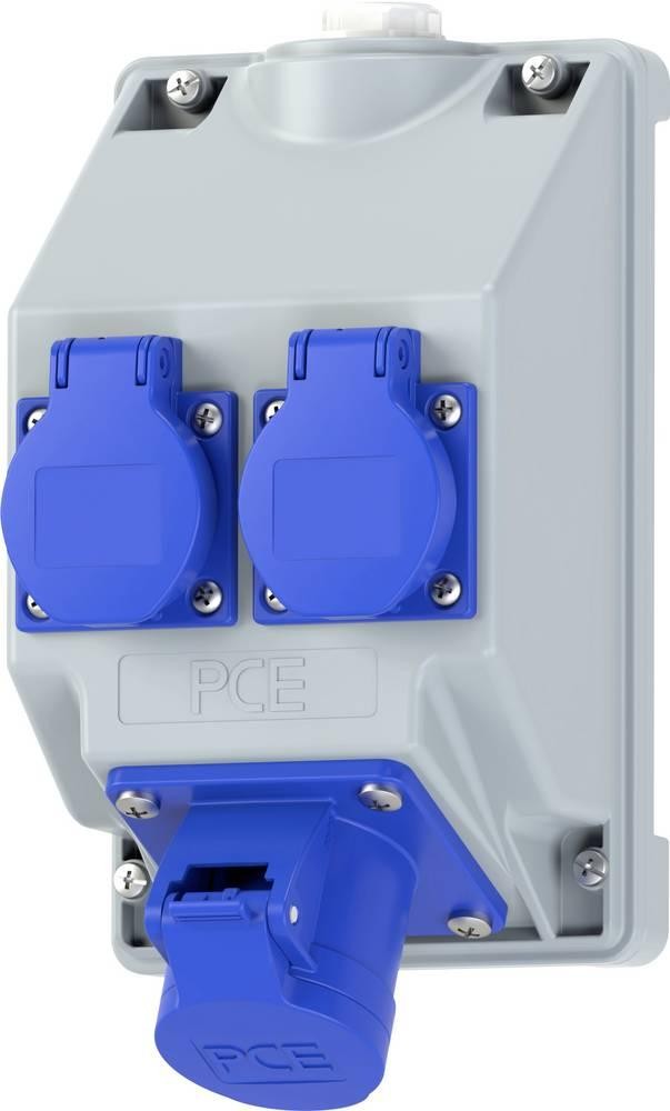 PC Electric 16081352 Steckdosen-Verteiler grey, blue