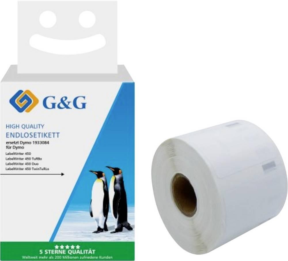 G&G white 1 St. 5D1933084-TD Inventar-Etiketten