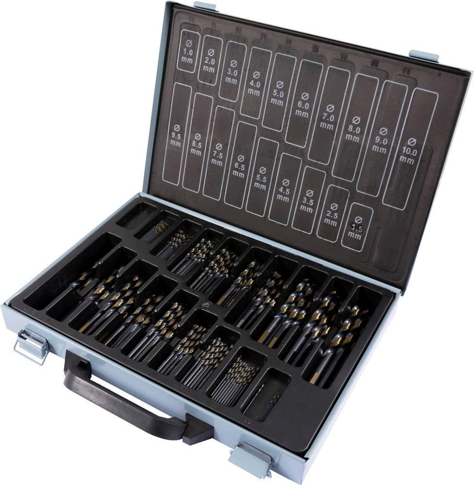 FRITZFURT 3111-1170 HSS-G Metall-Spiralbohrer-Set 170teilig 1.0 mm, 1.