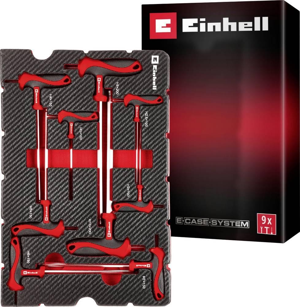 Einhell T-Griff Schraubendreher-Set 9-tlg. Einleger Pad 370526