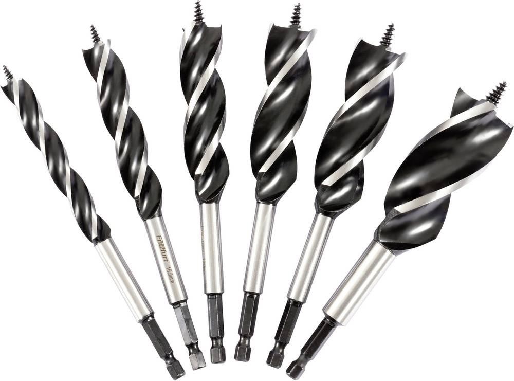 FRITZFURT 2800-3106 Schlangenbohrer-Set 6teilig 12 mm, 16 mm, 19 mm,