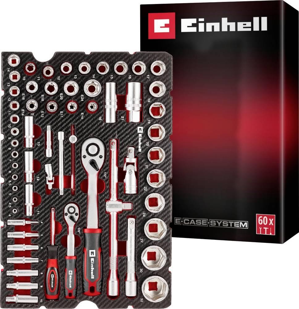 Einhell Stecknuss & Ratschen-Set 60-tlg. Einleger Pad 370520 Einlage